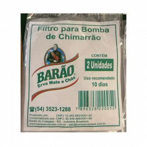 Filtres pour Bomba à Chimarrão Barão – 2 unités pour un maté pur et sans résidus