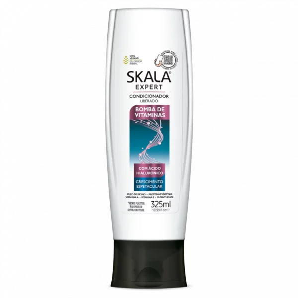 Condicionador Bomba de Vitaminas com Ácido Hialurônico 325 ml Skala – Hydratation et Force Intense