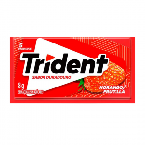 Trident Morango : Le Goût Intense de la Fraise Sans Sucre