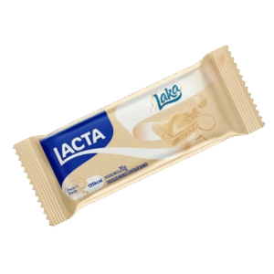 Barre chocolat blanc Lacta Laka 20g - Mercado do Brasil