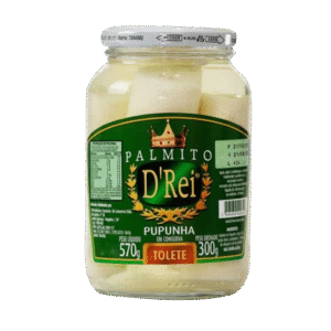 Cœurs de palmier pupunha D’Rei 570g - Mercado do Brasil