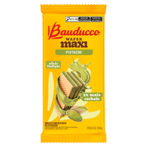 wafer pistache Bauducco 104g - Mercado do Brasil