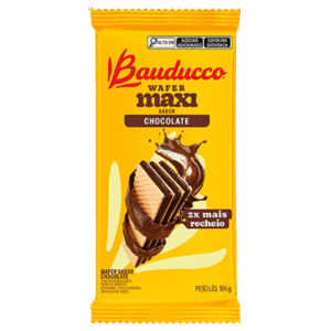 Wafer maxi chocolat Bauducco 104g - Mercado do Brasil